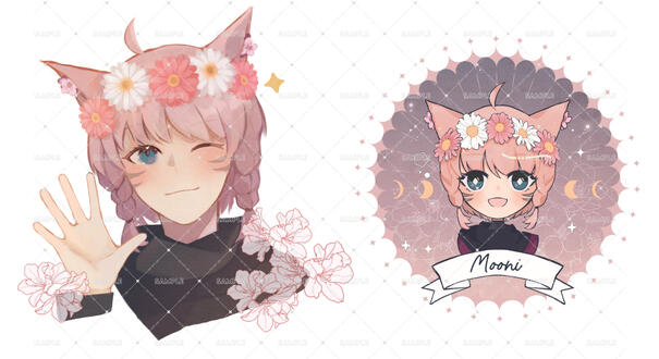 character belongs to mooni